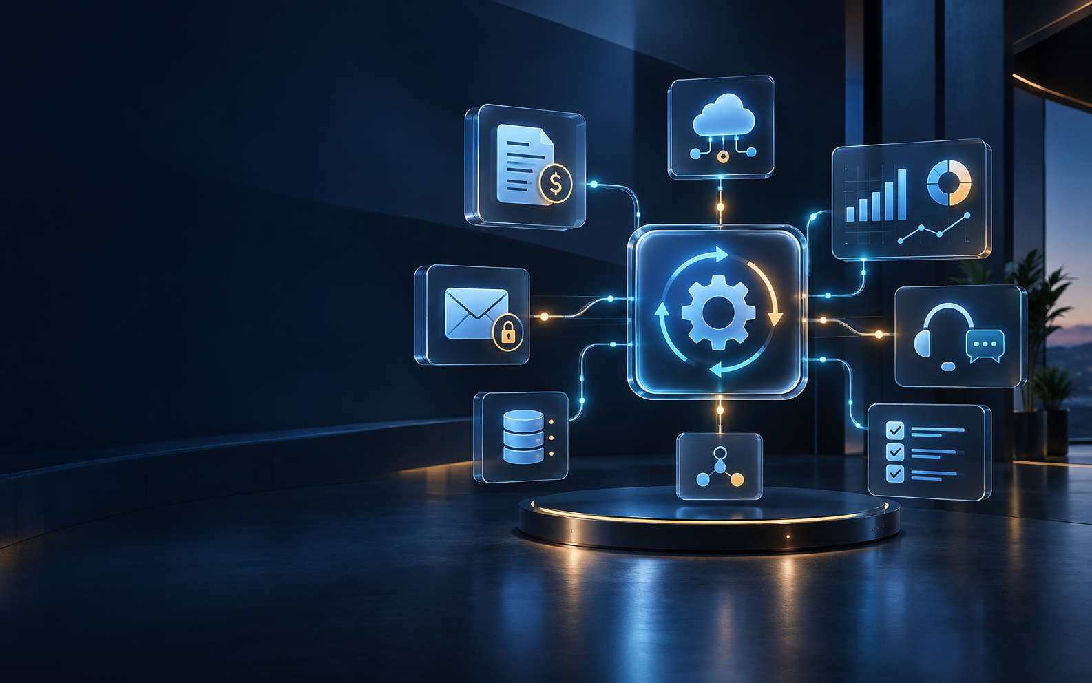 Connected business automation ecosystem