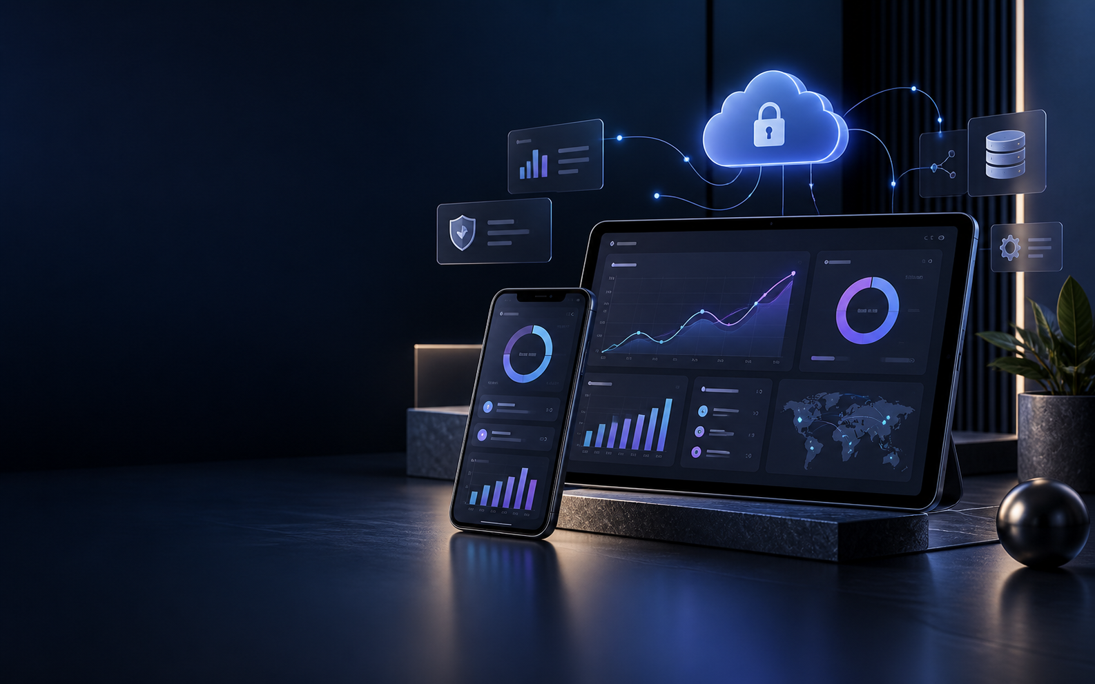Secure mobile and web application platform