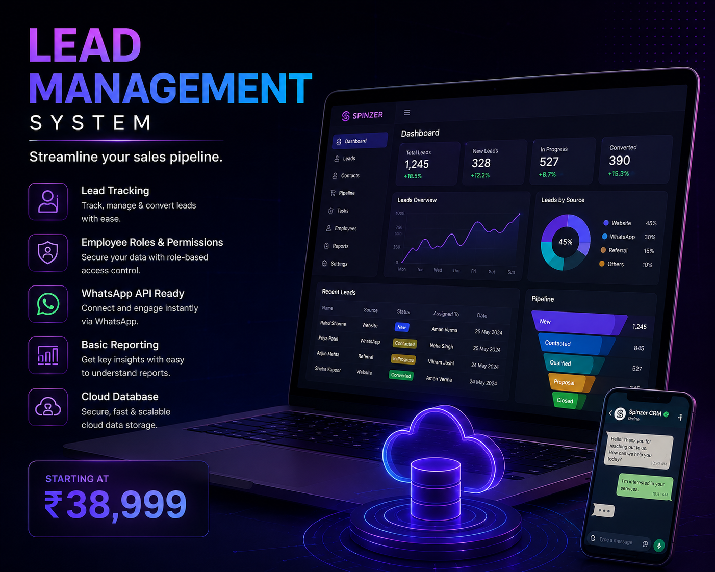 Lead Management System Preview